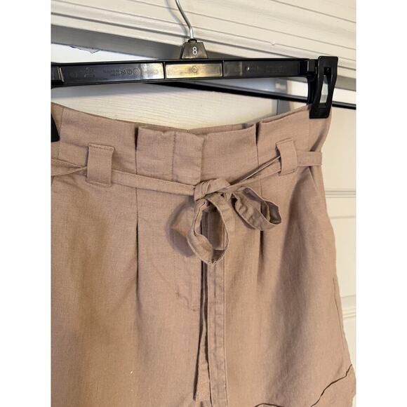 Express Dressy Brown Women's Shorts - Picture 8 of 9